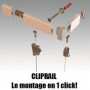 Cimaise - Rail Cliprail 200cm