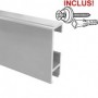 Rail cimaise Cliprail 200cm (fixation incluse)