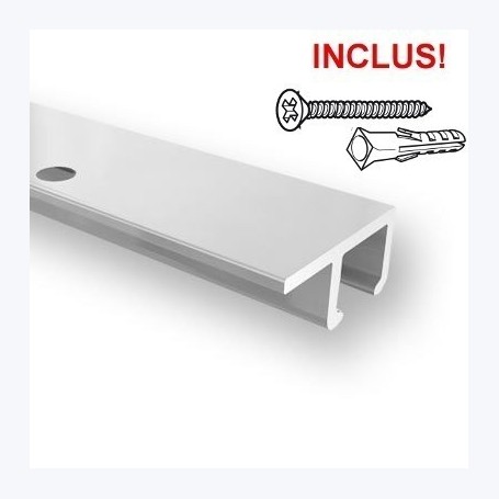 Cimaise plafond  U-Rail: Rail de 200cm