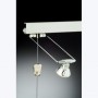 Cimaises Multirail Eclairage - KIT Complet 1 Lampe 100cm Blanc