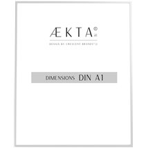 Cadre alu AEKTA - Argent Mat - Pour format A1 (59,4x84,1cm)