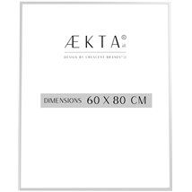 Cadre alu AEKTA - Argent Mat - Pour format 60x80cm