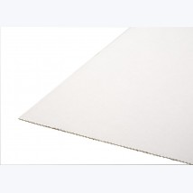 Carton cannelure (brun/blanc) de 1,6mm - Format:50x70cm