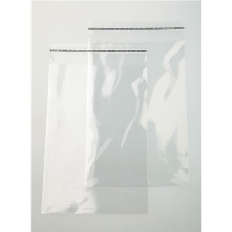 Pochette transparente adhésive 70x100cm (brut 71x101cm)