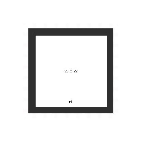 RDCPR-265853 Encadrement Format du sujet 22 x 22 cm