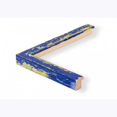 Échantillon de cadre — Splash (Bleu / Jaune)