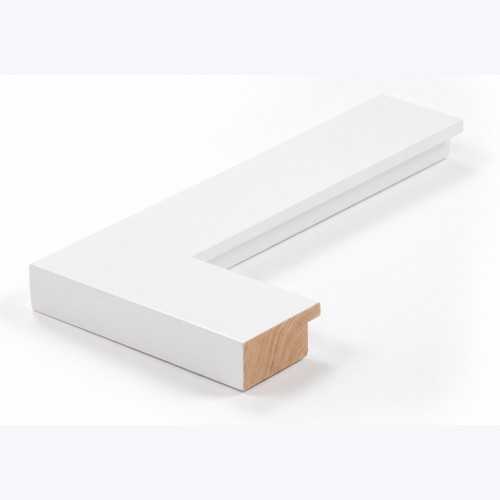 Échantillon de cadre — Mono Prestige (Blanc laqué mat)