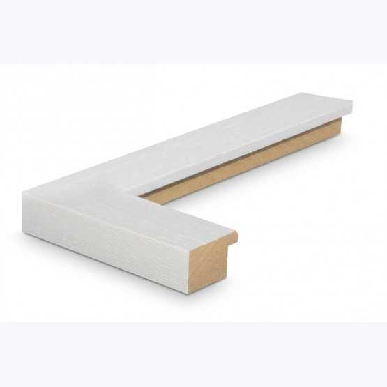 Échantillon de cadre — Mono Signature (Blanc veiné)