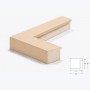 Échantillon de cadre — Cube (Bois brut)