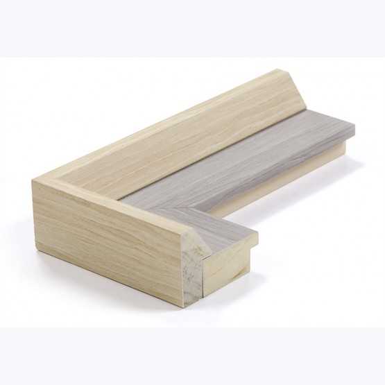 Échantillon de cadre — Duo (Gris / Bois Naturel teinté)