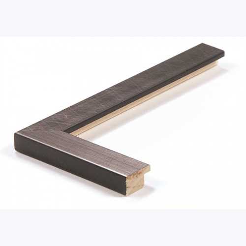 Échantillon de cadre — Studio Basic (Argent brossé)