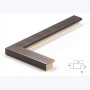 Échantillon de cadre — Studio Basic (Argent brossé)