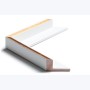 Échantillon de cadre — Pisa Plus (Blanc liseré or, caisse en L)