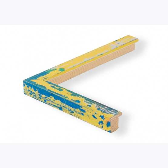 Échantillon de cadre — Splash (Jaune / Turquois)