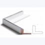 Échantillon de cadre — Pisa Plus (Blanc liseré argent), caisse en L)