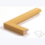 Échantillon de cadre — Prisma (Jaune mat, pan coupé)