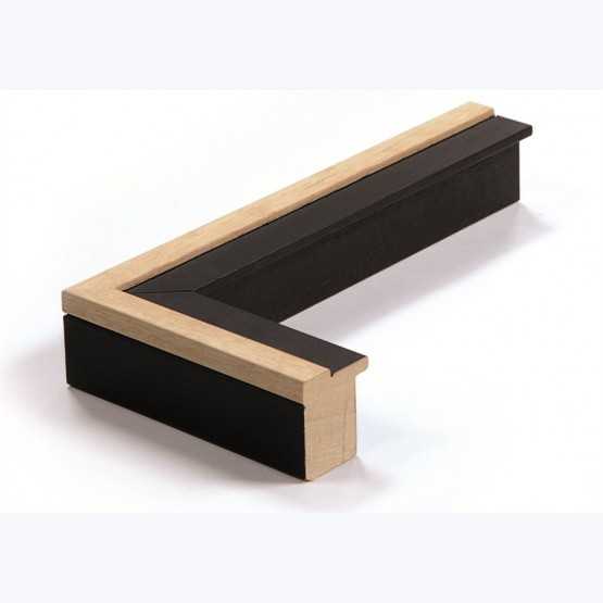 Échantillon de cadre — Bordure Plus (Noir / Naturel)