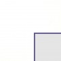 Échantillon de passe-partout — Blanc lisse biseau violet 1.6mm (BR64987)