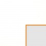Échantillon de passe-partout — Blanc lisse biseau orange 1.6mm (BR54987)