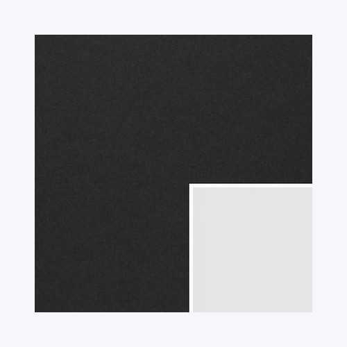 Échantillon de passe-partout — Noir lisse 1.4mm (GWM221)