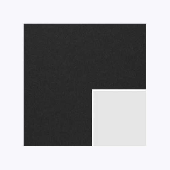 Échantillon de passe-partout — Noir lisse 1.4mm (GWM221)