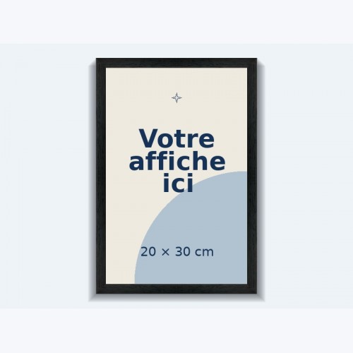 Cadre Pixi Noir veiné pour affiche 20 × 30 cm