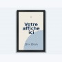 Cadre Pixi Noir veiné pour affiche 20 × 30 cm