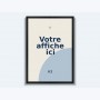 Cadre Pixi Noir veiné pour affiche A3 · 29,7 × 42 cm