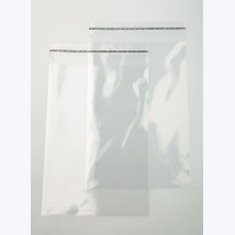 Pochette transparente adhésive 13x18cm (brut 14x19cm)