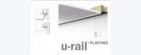 Cimaise U-Rail pour un accrochage au plafond