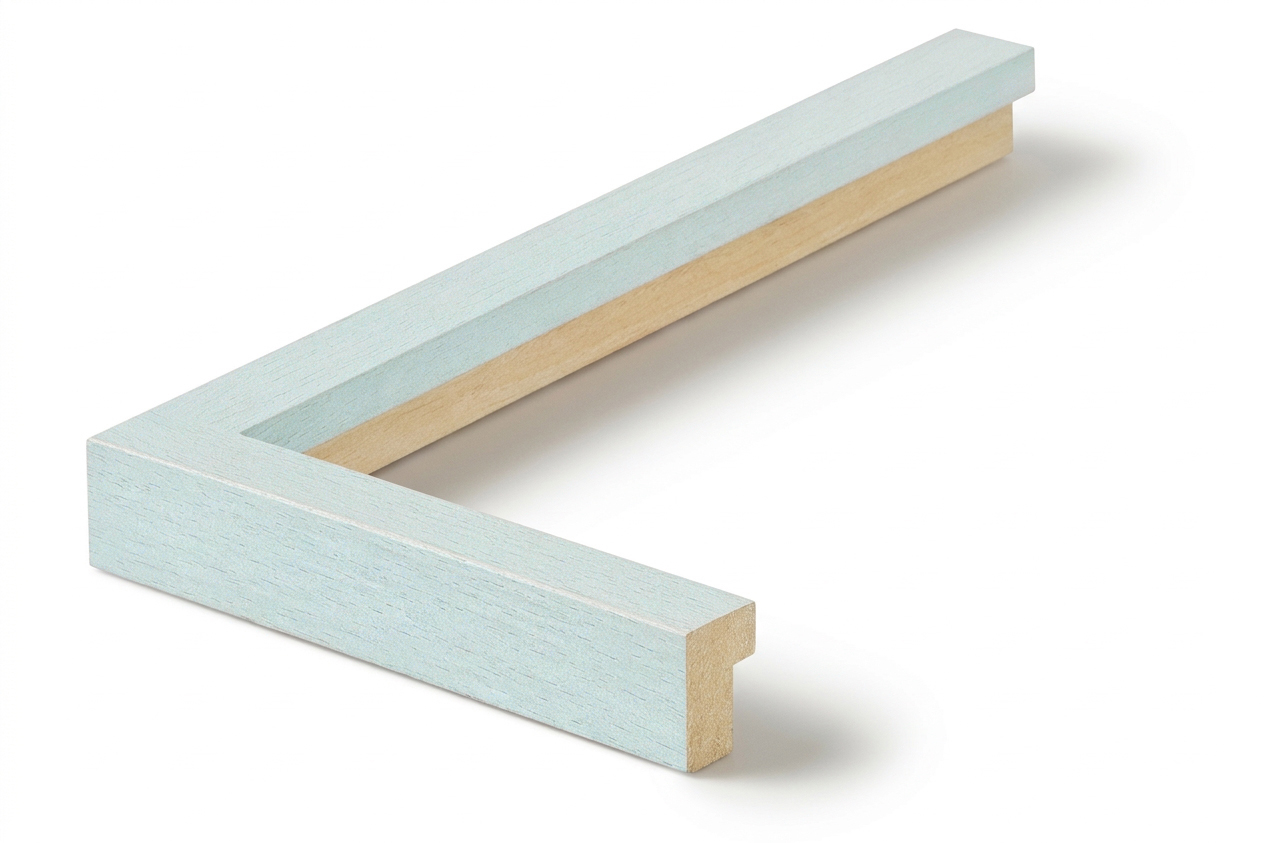 Angle du cadre Pixi bleu veiné