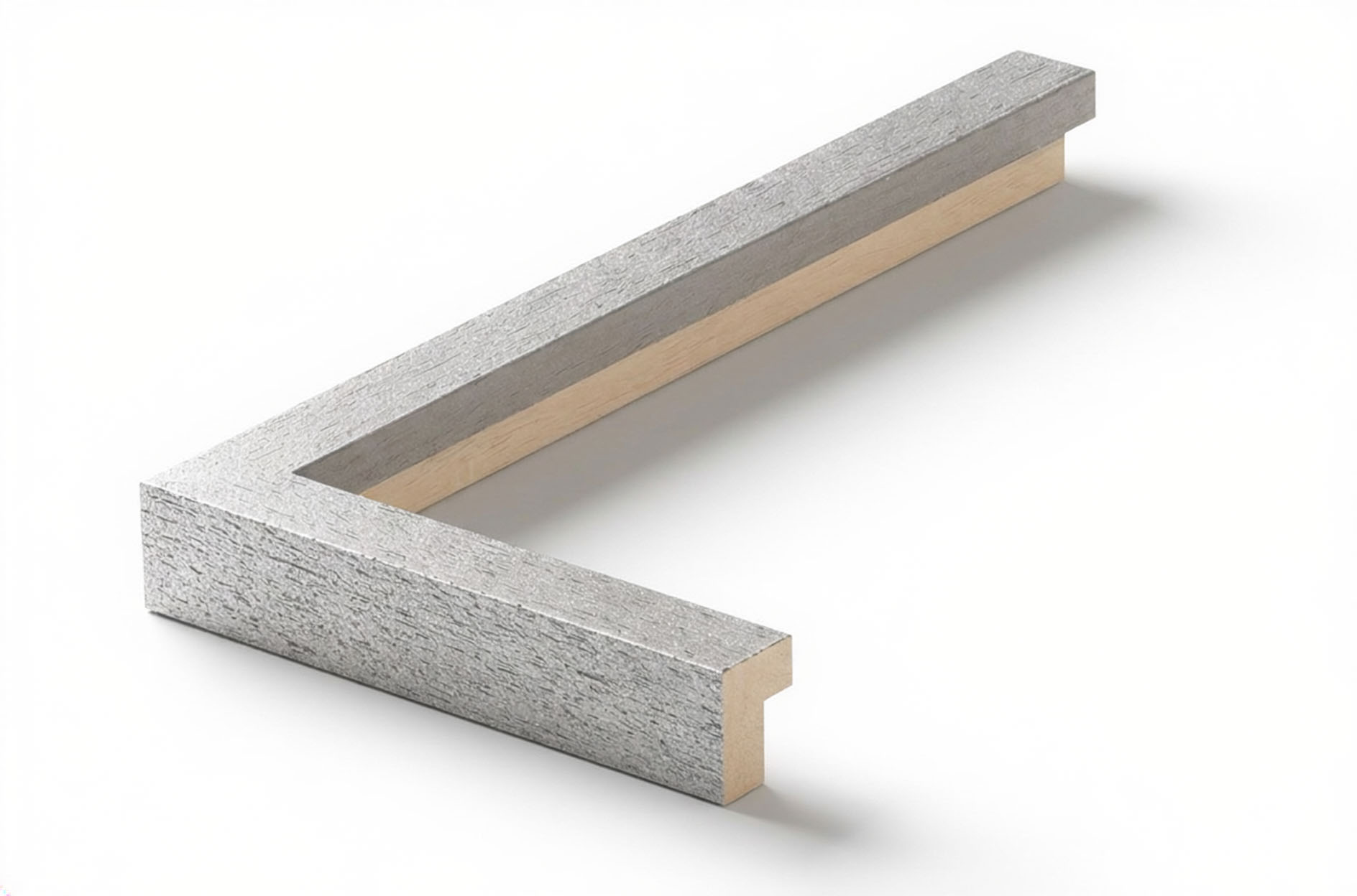 Angle du cadre Pixi argent veiné